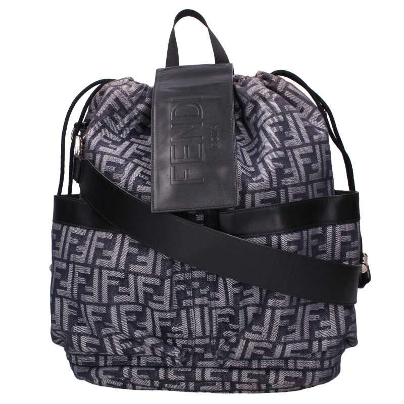 Fendi 7vz070 2WAY Zucca All Over Shoulder Backpack Men's