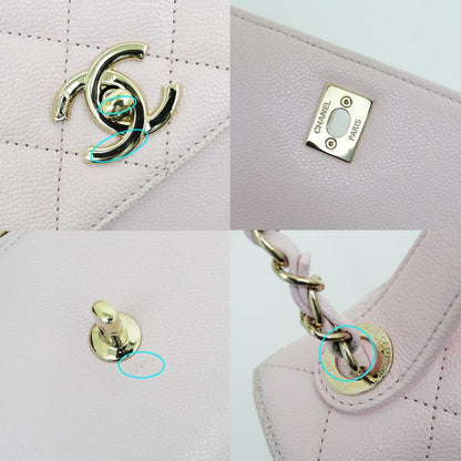 Chanel Business Affinity A93607 Pink Matelasse Caviar Hand Shoulder Bag