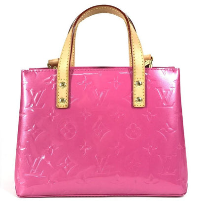Louis Vuitton Shoulder Bag Reed PM M24028 Monogram Vernis Neon Pink