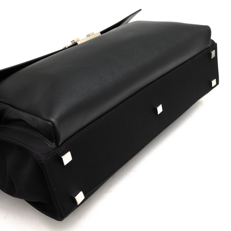 Gucci Bags Briefcase Business Bag Business Men Leather Genuine Black Flap Style