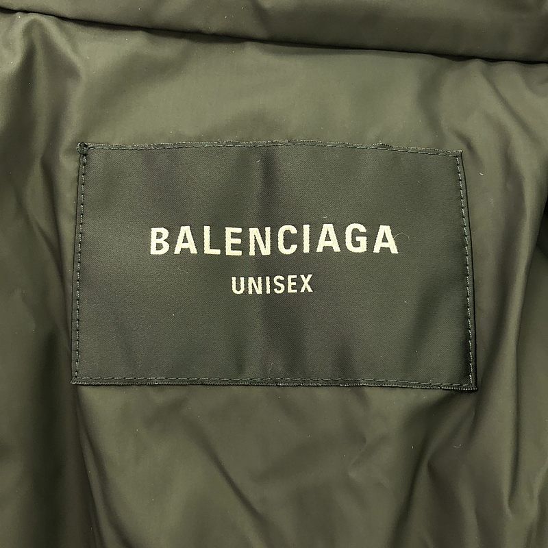Balenciaga - 2023aw - Logo-print Wrap Puffer Vest - 1 - Cypress Green - Men's