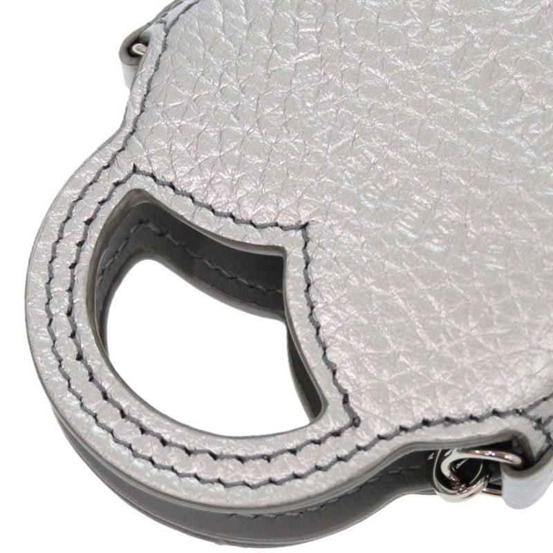 Tiffany & Co Return To Tiffany & Co Tote Leather Silver Micro Tote 0059 Tiffany