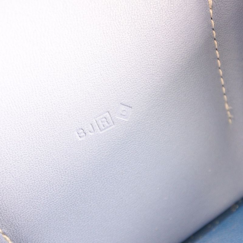 Hermes Dogon Calf Blue □R Unisex Long Wallet