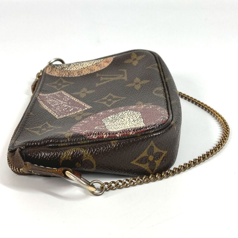 Louis Vuitton Shoulder Bag Mini Pochette Accessoire M95804 Monogram Canvas Brown