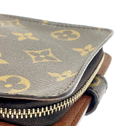 Louis Vuitton M61667 Monogram PVC Compact Zip Bifold Wallet Brown 303395 Bifold