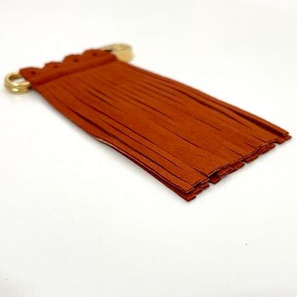 Loewe Brooch Orange Gold Excellent Condition Suede GP Used Loewe