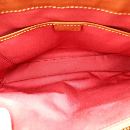 Celine Handbag Tote Bag C Macadam Suede Leather Pink Women's