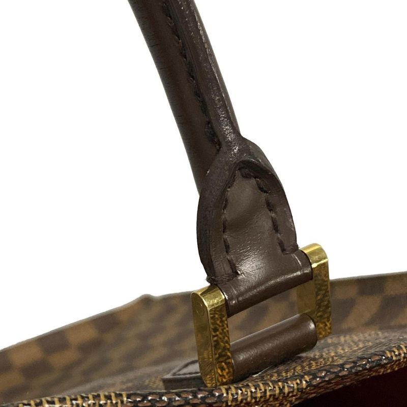 Louis Vuitton Tote Bag Damier Sac Pla (old Shape ) N51140 Ebène