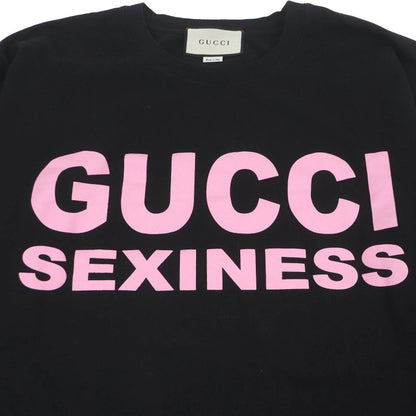 Gucci 616036 100% Cotton Sexiness Logo Print Oversized Short