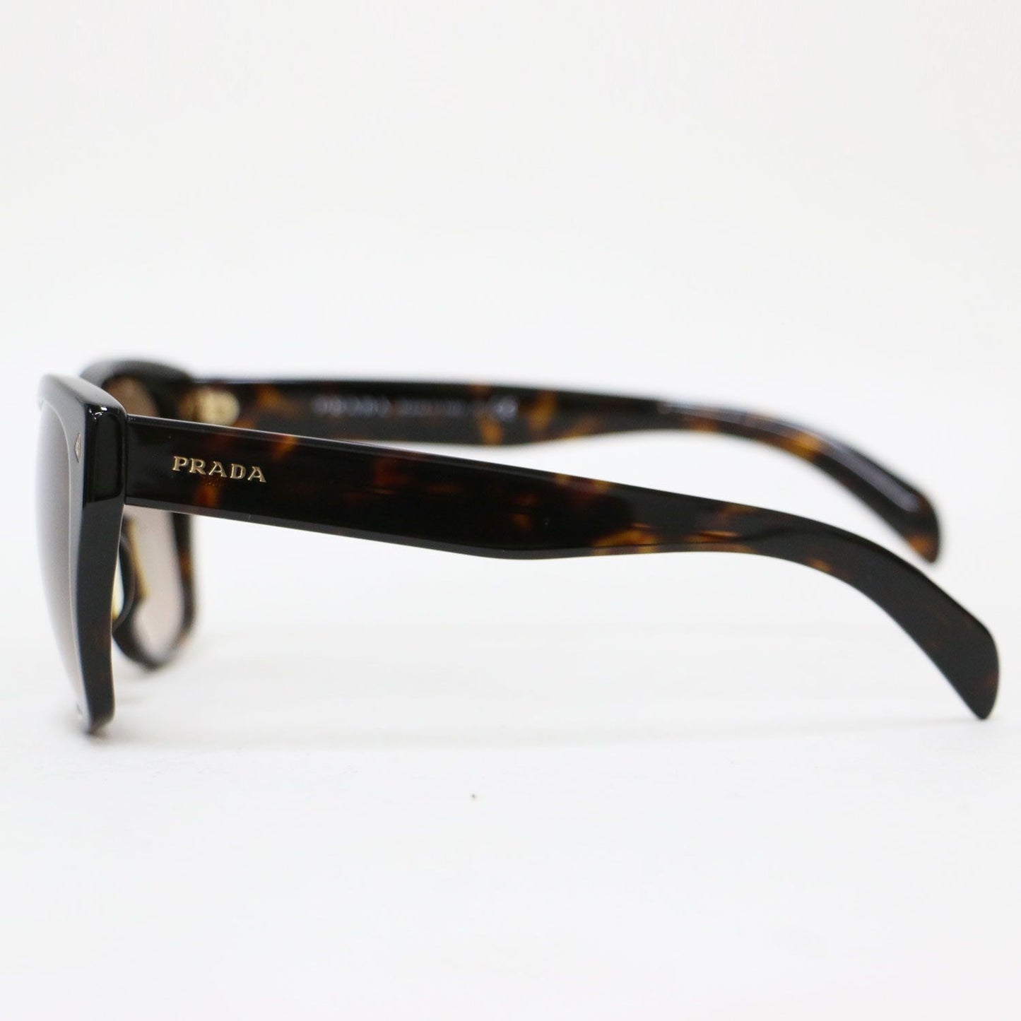 Prada Sunglasses Brown Acetate Gradient Logo Tortoiseshell — view 2