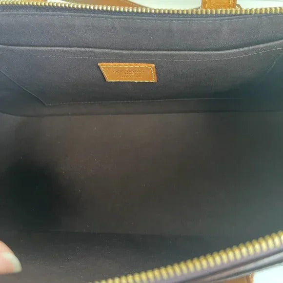 Authentic Louis Vuitton Vernis Rosewood Avenue Bag Monogram Tote Amarante