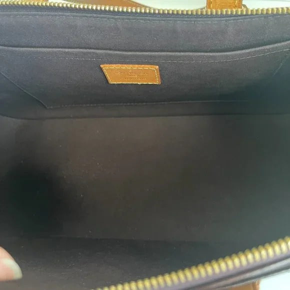 Louis Vuitton Vernis Rosewood Avenue Bag Monogram Tote Amarante