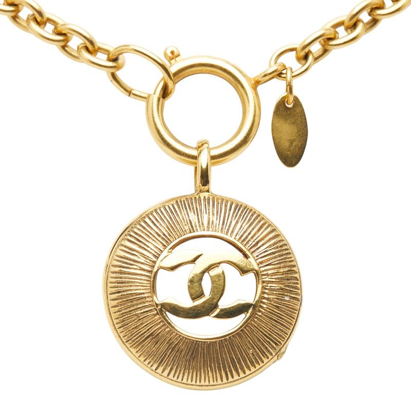Chanel Coco Mark Gold Plated Ladies Chanel