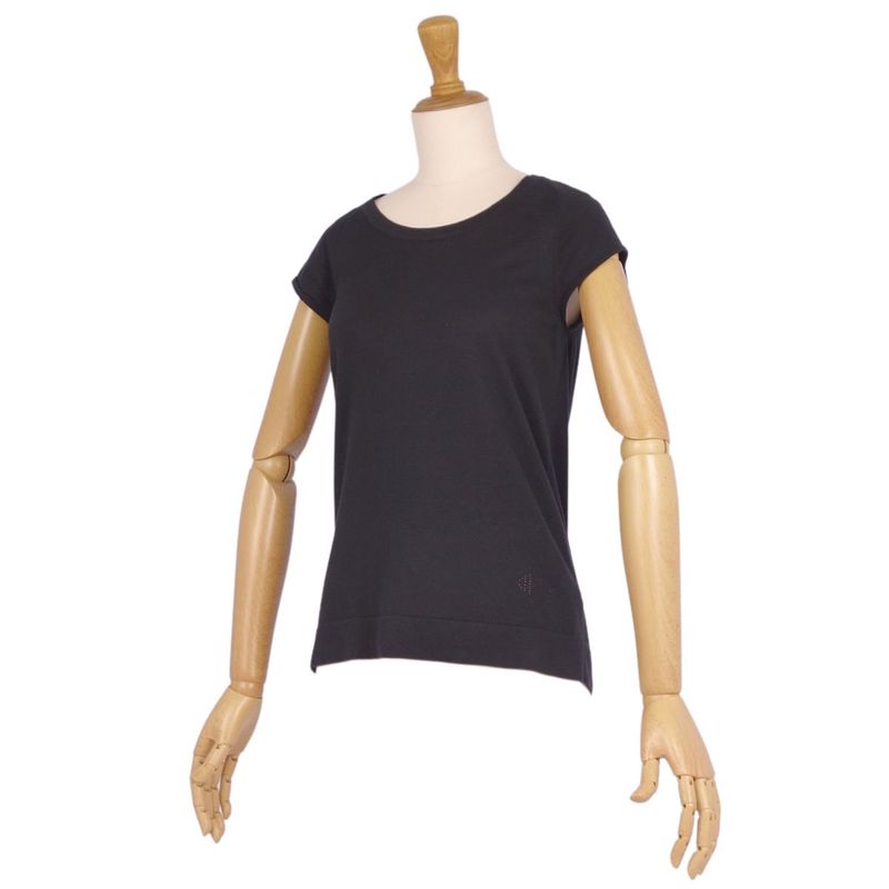 Hermes Knitted Sweater Sleeveless Cotton Silk