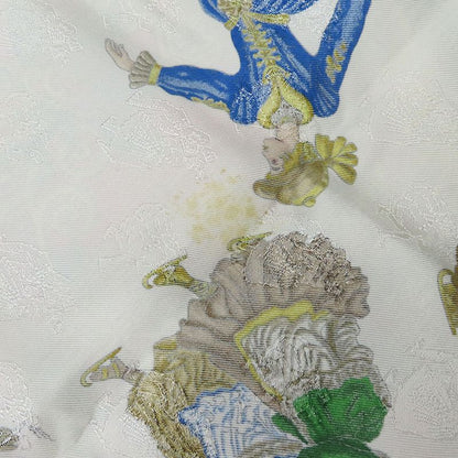 Hermes Scarf Carré 90 Joies D'hiver Winter Pleasures Silk Red Ivory Gold Large