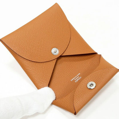Hermes Coin Case Bastia Epson Gold Silver Hardware