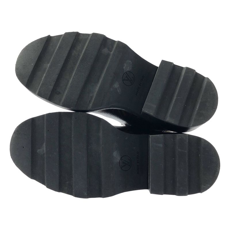 Louis Vuitton LV Monogram Bobol Line Ankle Boots - 37 1 2 - Brown - Women's