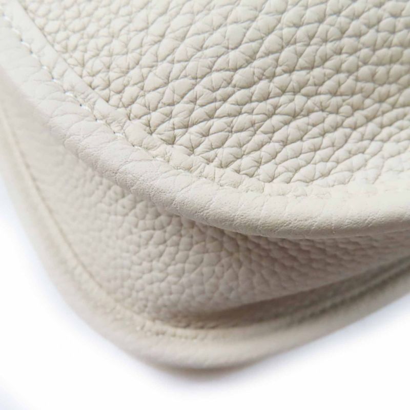 Hermes Evelyn 3PM Beton Silver Hardware Sangle Zigzag Taurillon Clemence