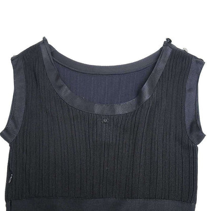 Chanel Sleeveless Dress P37549k02416 Black 42