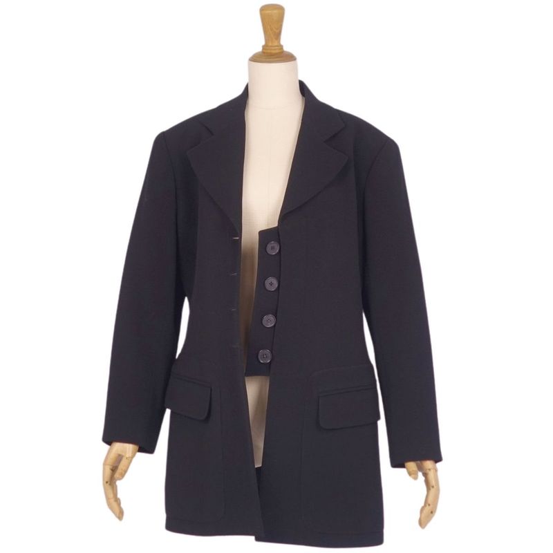 Vintage Hermes Jacket Tailored Wool A