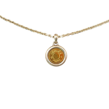 Hermes Series Metal Gold Silver Necklace — view 2