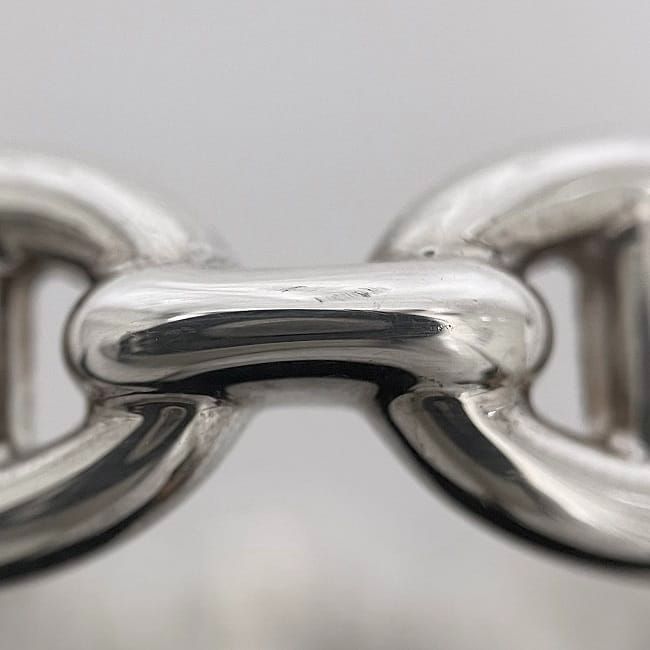 Hermes Bangle Ancienne Silver Chaine D'ancre H109509b