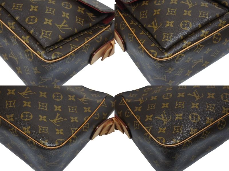 Louis Vuitton Viva-Cite GM Bag Monogram Leather Gold — view 7