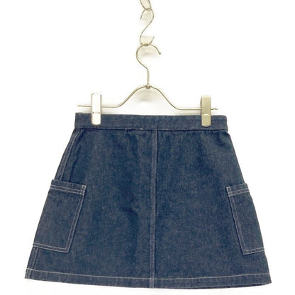 DIOR Indigo Denim Mini Skirt 4sbm12sktb 13