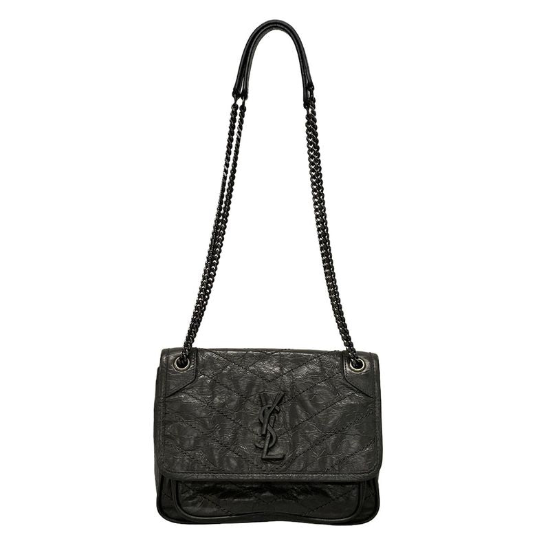 Saint Laurent Paris Shoulder Bag Niki Chain Shoulder Bag Baby 533037 Grey Chain