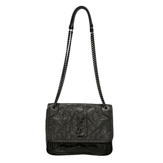 Saint Laurent Paris Shoulder Bag Niki Chain Shoulder Bag Baby 533037 Grey Chain