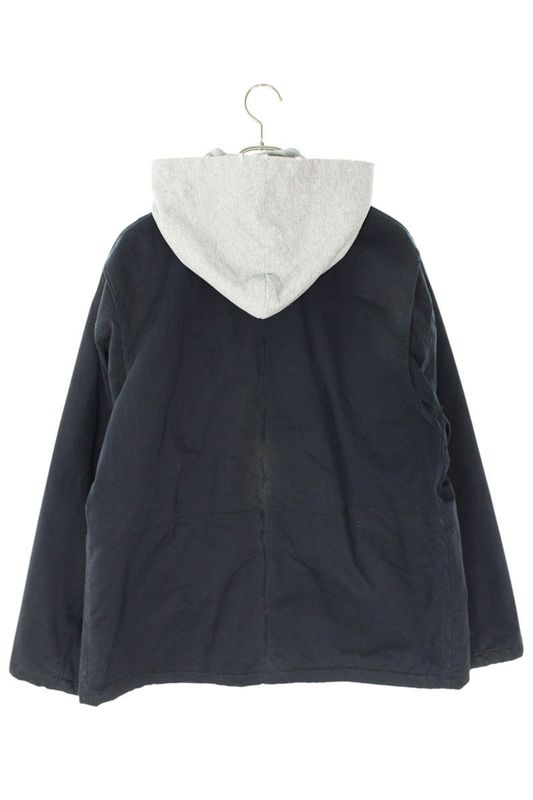 Balenciaga 23AW 751713 Top08 Doubleb Workwear Hoodie Blouson Men 1