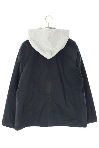 Balenciaga 23AW 751713 Top08 Doubleb Workwear Hoodie Blouson Men 1