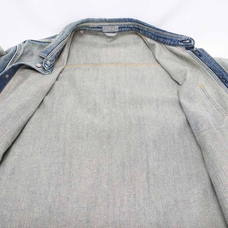 Dior Denim Jacket Shirt 113d585by994 Blue - Size 43 Cotton Apparel