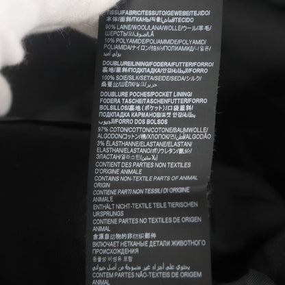  Saint Laurent Paris 2021 687349 100% Silk Lining Single Jacket Tailored