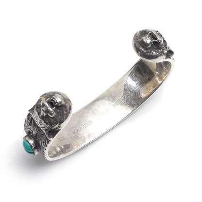 Gucci Cat Head Bangle Size 16 Ag925 Silver Bangle