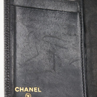 Chanel Coco Mark Card Case Caviar Skin Black Ladies Business Card Holder