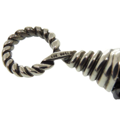 Tiffany & Co 8-strand Choker Beaded Hematite 925 Silver Necklace 0624 Tiffany &