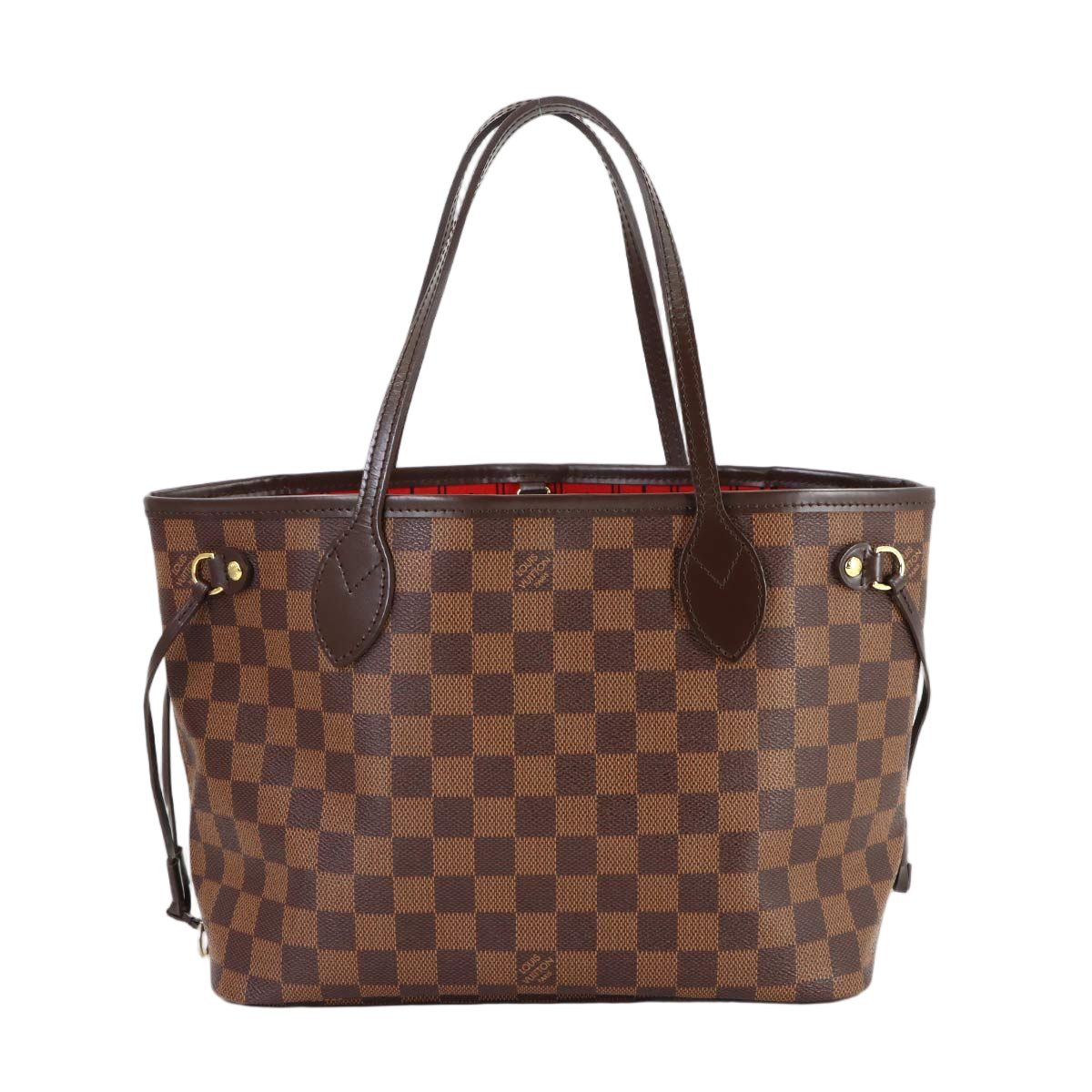 Louis Vuitton Damier Neverfull PM Tote Ebene Brown