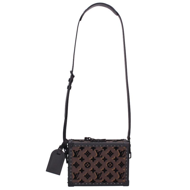 Louis Vuitton 20SS M20230 Clutch Box Monogram Tafetage Shoulder Bag Men's