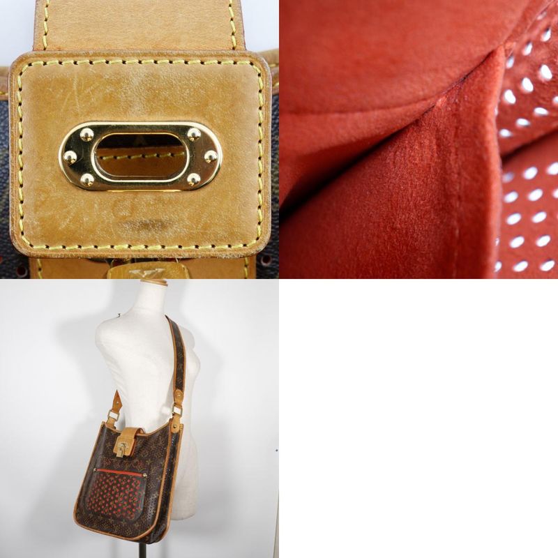 Louis Vuitton Musette M95174 X Monogram Perfo Brown/orange Th0046 Ladies