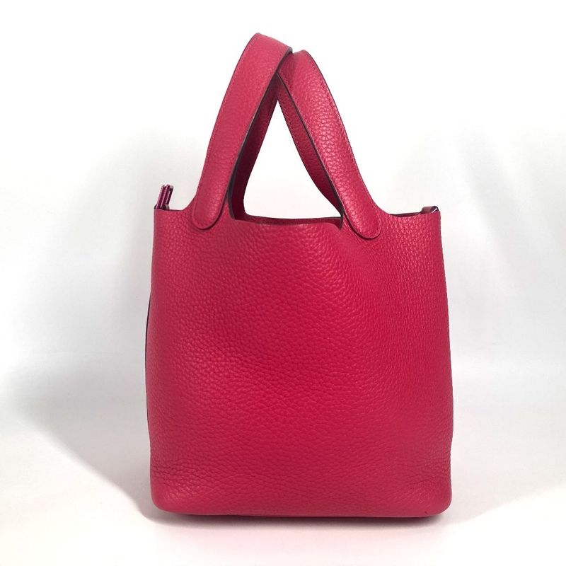 Hermes Handbag Picotin Lock PM 18 Picotin Lock PM Taurillon Clemence Rose