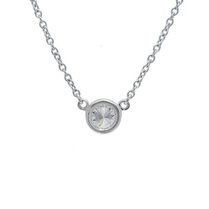 Tiffany & Co Tiffany & Co By-the-yard Diamond Necklace Pt950 Platinum Diamond