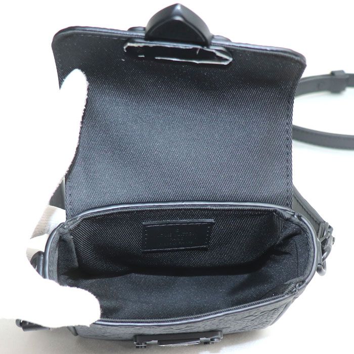 Louis Vuitton Pico S Lock 2way Shoulder Bag Taurillon Black M83148 IC Chip