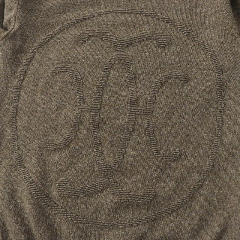Hermes 22AW 2h2631d1 Cashmere H Lift Long Sleeve Knit Pullover Brownish 34