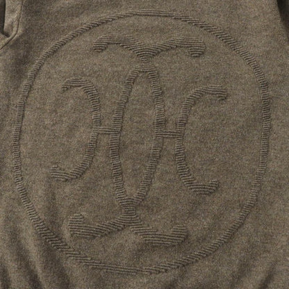 Hermes 22AW 2h2631d1 Cashmere H Lift Long Sleeve Knit Pullover Brownish 34