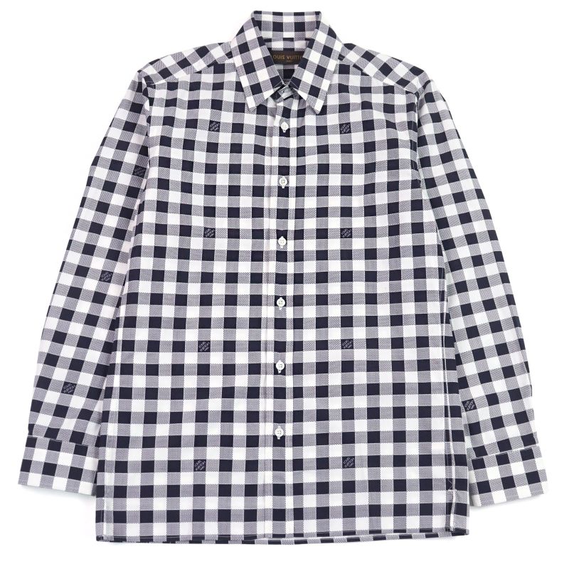 Louis Vuitton Hbs95w America's CUP America's Cup 100% Cotton Damier Logo Print