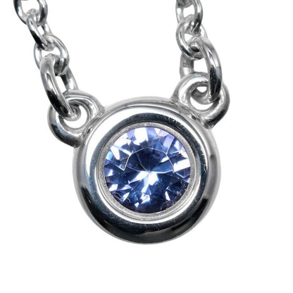 Tiffany & Co Colored By-the-yard Blue 925 Silver X Colored Stones Ladies 1.65g