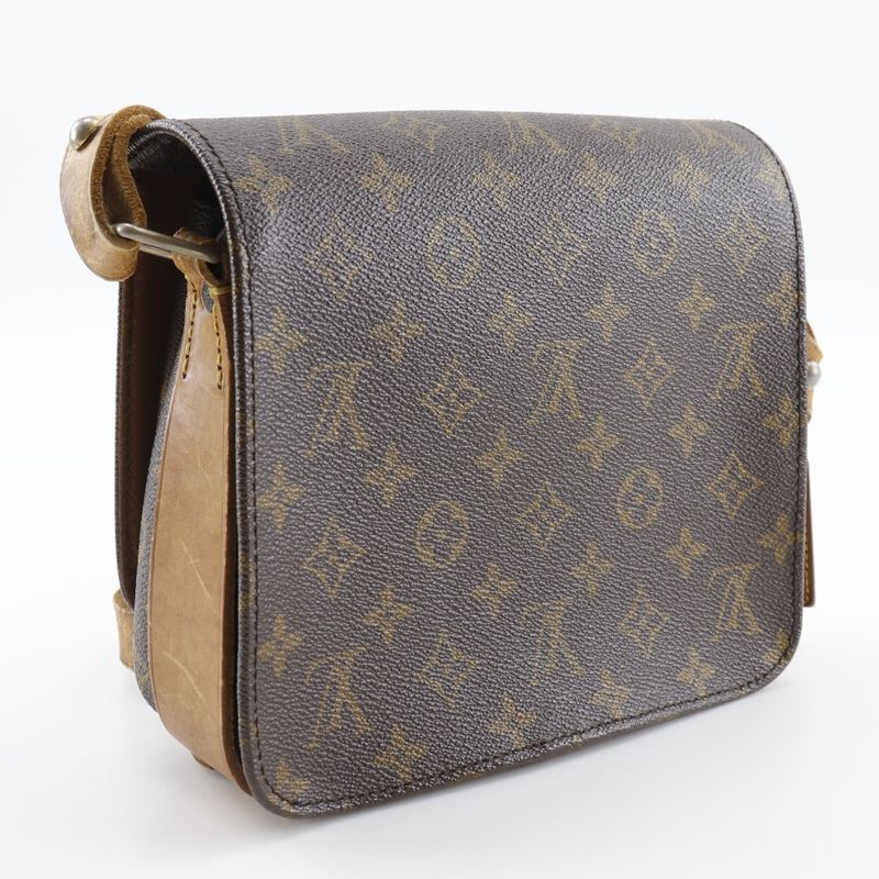 Louis Vuitton Cartesiere 22 Vintage M51253 Monogram Canvas Brown Ladies