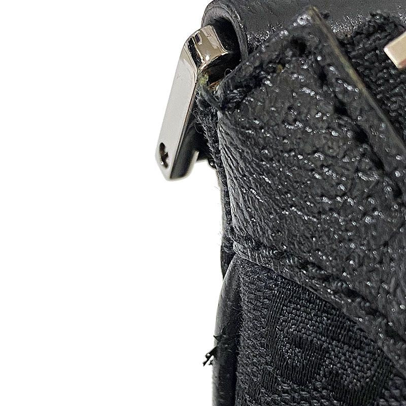 Gucci Shoulder Bag 114272 GG Canvas Black Crossbody