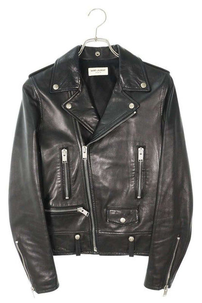 Saint Laurent Paris L01 361841 Y5ga1 Classic Motorcycle Rider Scuff The Jacket